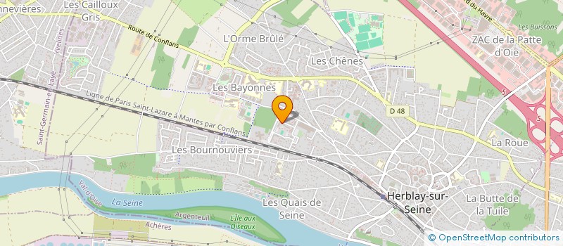 localisation de l'entreprise MONSIEUR YOHAN MAVUZI  HERBLAY-SUR-SEINE