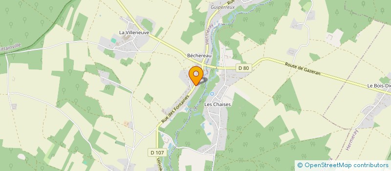 localisation de l'entreprise MONSIEUR YOHAN MERLIN  HERMERAY