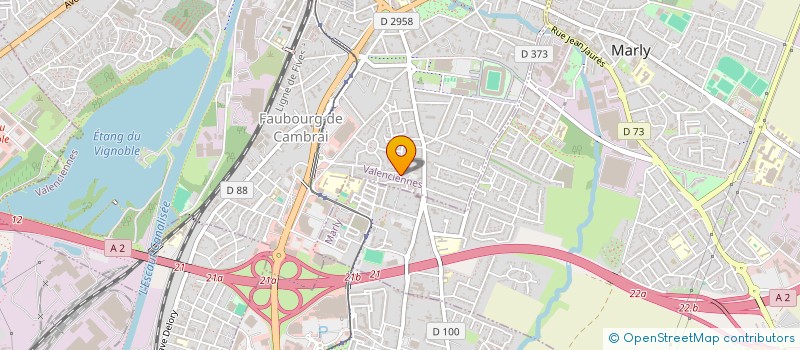 localisation de l'entreprise MONSIEUR YOHAN MEROTH  VALENCIENNES