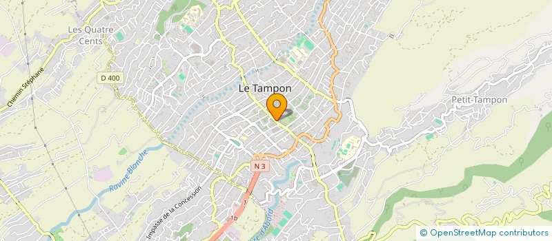 localisation de l'entreprise MONSIEUR YOHAN MEZINO  LE TAMPON