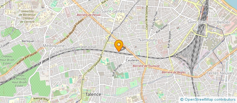 localisation de l'entreprise MONSIEUR YOHAN MORENO  TALENCE