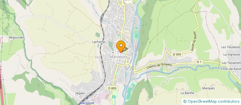 localisation de l'entreprise MONSIEUR YOHAN MOTTEAU à MARVEJOLS