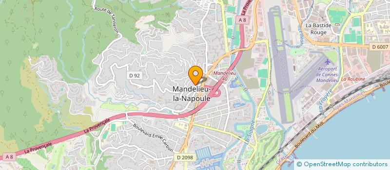 localisation de l'entreprise MONSIEUR YOHAN NASSO à MANDELIEU-LA-NAPOULE