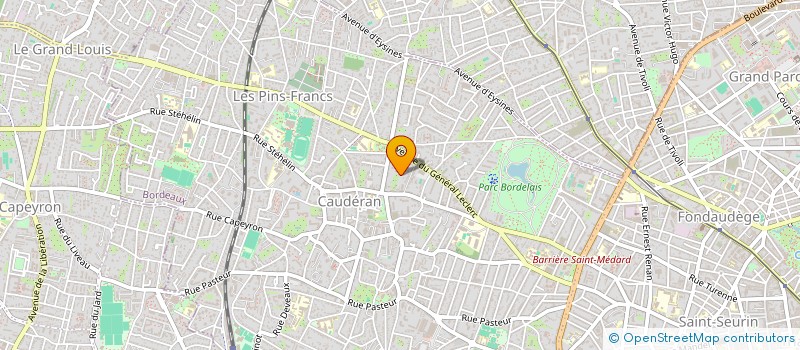 localisation de l'entreprise MONSIEUR YOHAN ORAGEUX  BORDEAUX