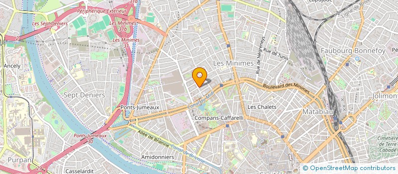 localisation de l'entreprise MONSIEUR YOHAN OTMANE  TOULOUSE