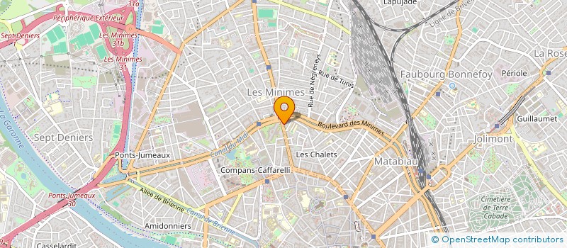 localisation de l'entreprise MONSIEUR YOHAN PEIXOTO  TOULOUSE