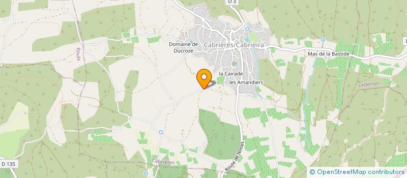 localisation de l'entreprise MONSIEUR YOHAN PEPIN  CABRIERES