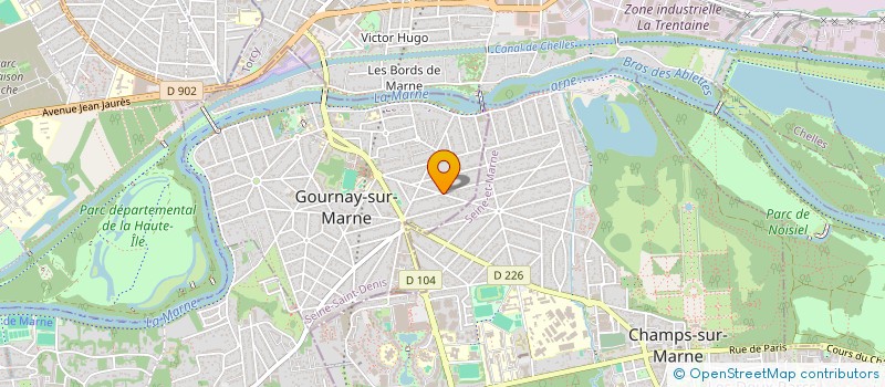 localisation de l'entreprise MONSIEUR YOHAN PEREIRA-MIRANDA à GOURNAY-SUR-MARNE