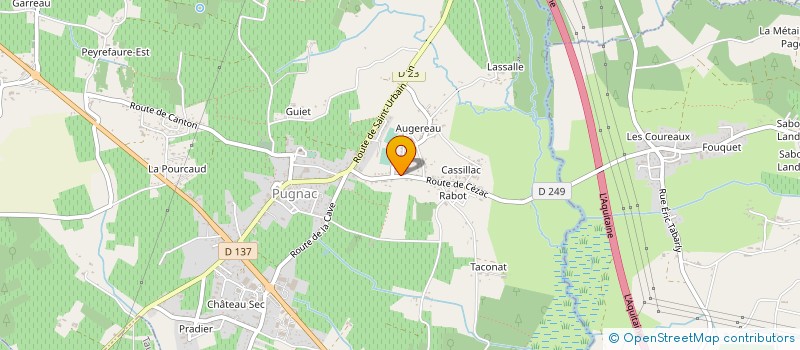 localisation de l'entreprise MONSIEUR YOHAN PETIT  MIRAMBEAU