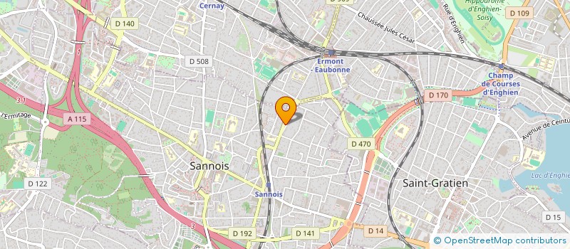 localisation de l'entreprise MONSIEUR YOHAN PINCEPOCHE  SANNOIS