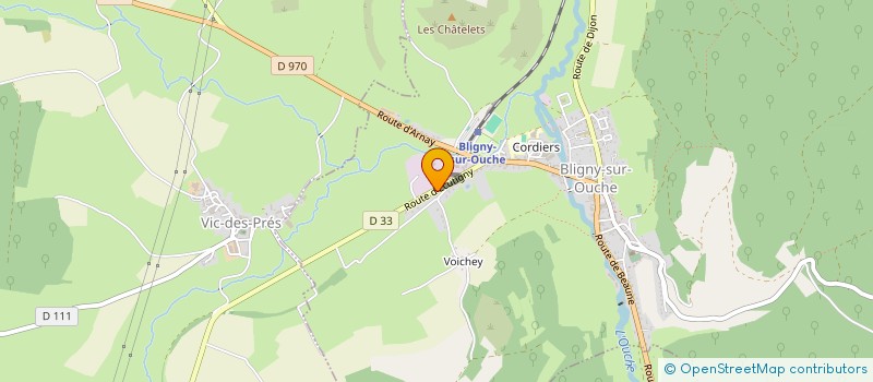 localisation de l'entreprise MONSIEUR YOHAN POURTAUD  BLIGNY-SUR-OUCHE