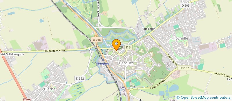 localisation de l'entreprise MONSIEUR YOHAN PREVOST  BERGUES