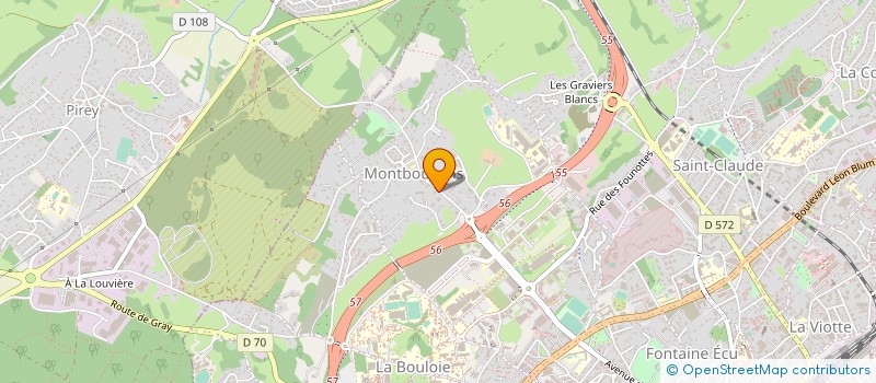 localisation de l'entreprise MONSIEUR YOHAN QUENOT à BESANCON