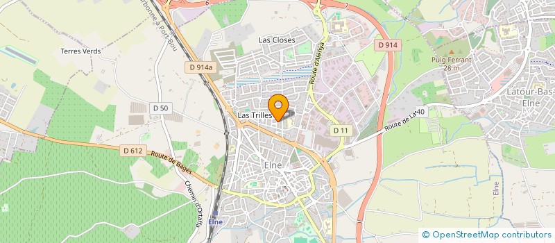 localisation de l'entreprise MONSIEUR YOHAN QUEROL  ELNE