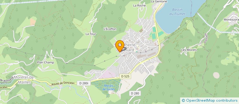 localisation de l'entreprise MONSIEUR YOHAN RAULT  CRETS EN BELLEDONNE