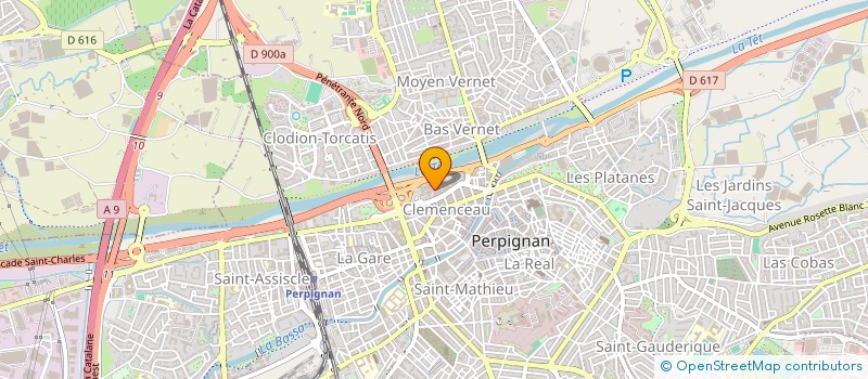 localisation de l'entreprise MONSIEUR YOHAN REGNIER  PERPIGNAN