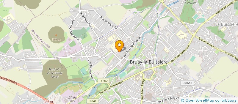 localisation de l'entreprise MONSIEUR YOHAN RIBEAUCOURT à BRUAY-LA-BUISSIERE