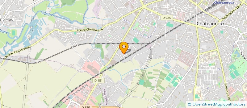 localisation de l'entreprise MONSIEUR YOHAN RIBEIRO à CHATEAUROUX