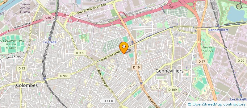 localisation de l'entreprise MONSIEUR YOHAN RIGOBERT  ASNIERES-SUR-SEINE