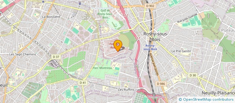 localisation de l'entreprise MONSIEUR YOHAN ROCHE à ROSNY-SOUS-BOIS