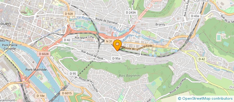 localisation de l'entreprise MONSIEUR YOHAN RONDEAU à ROUEN