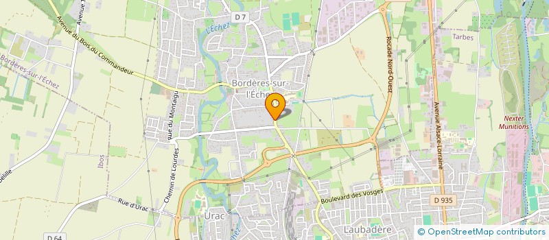 localisation de l'entreprise MONSIEUR YOHAN ROSSI  BORDERES-SUR-L'ECHEZ