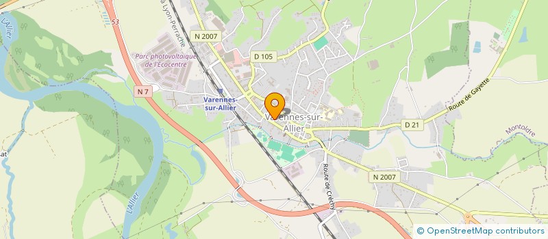 localisation de l'entreprise MONSIEUR YOHAN ROUTHIER  VARENNES-SUR-ALLIER