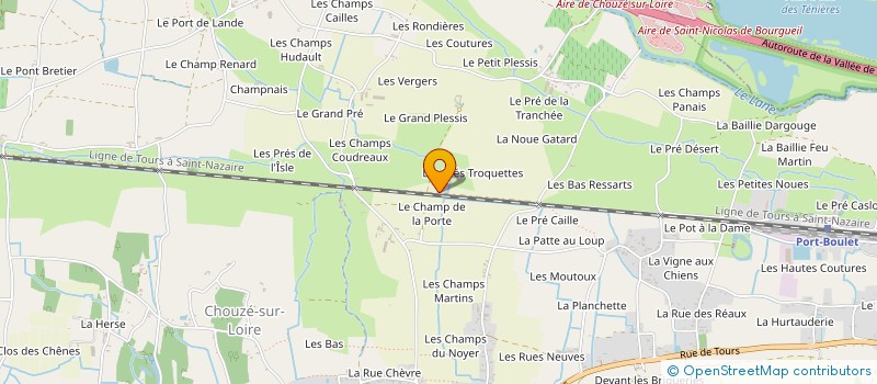 localisation de l'entreprise MONSIEUR YOHAN RUGEN  CHOUZE-SUR-LOIRE