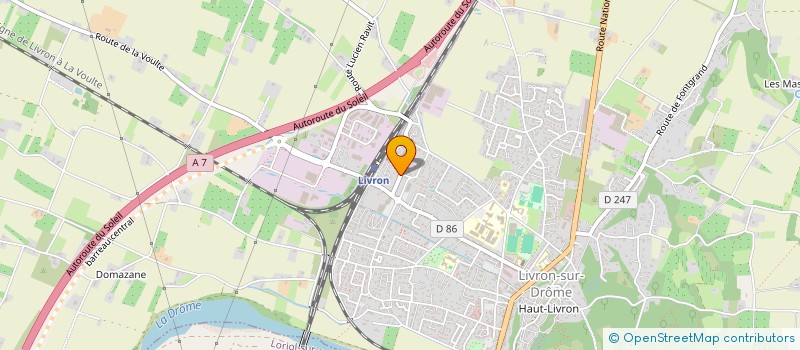 localisation de l'entreprise MONSIEUR YOHAN SALVAT  LIVRON-SUR-DROME