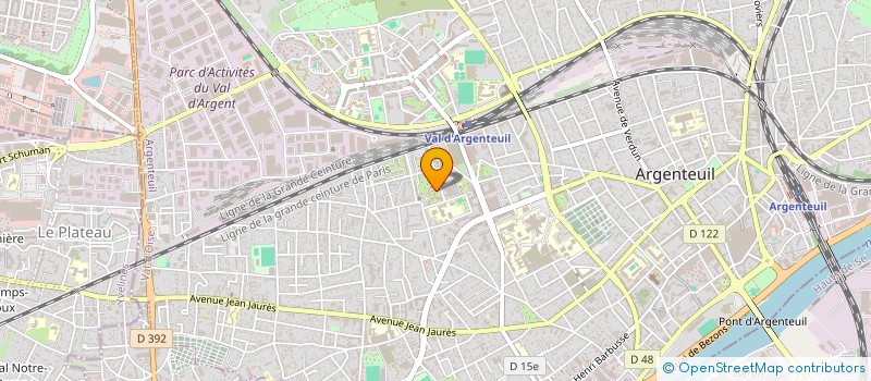 localisation de l'entreprise MONSIEUR YOHAN SANGA  ARGENTEUIL