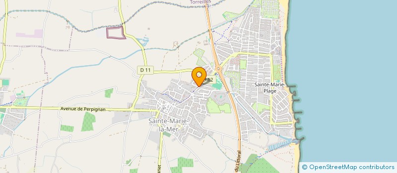 localisation de l'entreprise MONSIEUR YOHAN SANS  SAINTE-MARIE-LA-MER