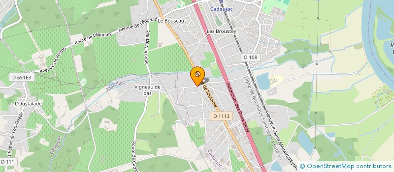 localisation de l'entreprise MONSIEUR YOHAN SARAZIN  CADAUJAC