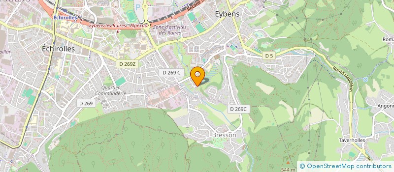localisation de l'entreprise MONSIEUR YOHAN SAVOIA à EYBENS