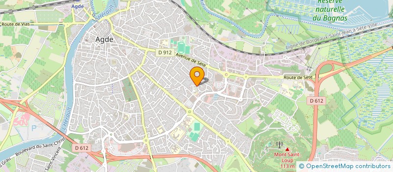 localisation de l'entreprise MONSIEUR YOHAN SCHMIDT  AGDE