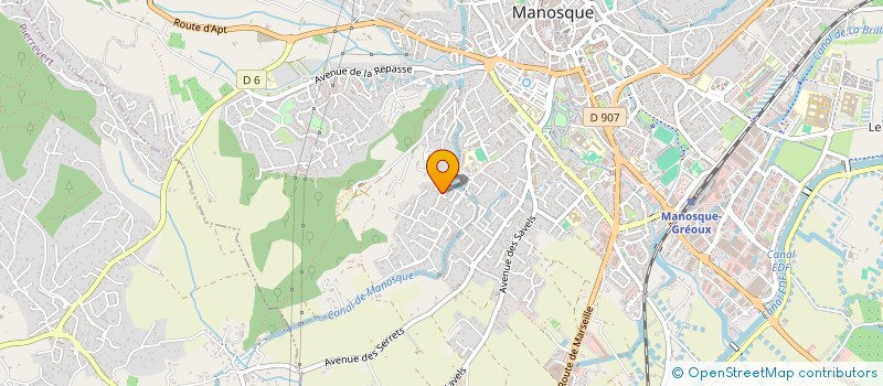 localisation de l'entreprise MONSIEUR YOHAN SILVY à MANOSQUE