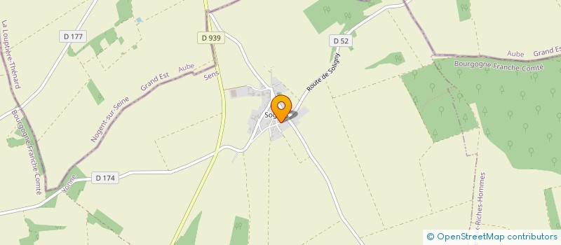 localisation de l'entreprise MONSIEUR YOHAN SORLIN  PERCENEIGE