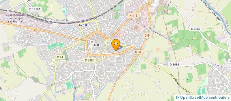 localisation de l'entreprise MONSIEUR YOHAN TEDBIR  LUNEL