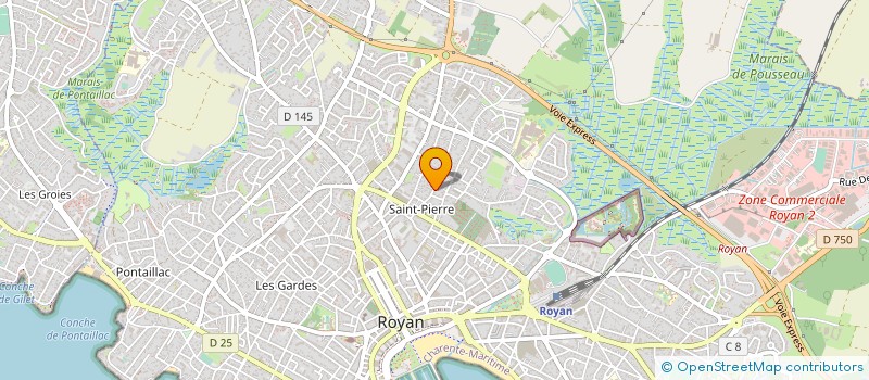 localisation de l'entreprise MONSIEUR YOHAN TETE  ROYAN