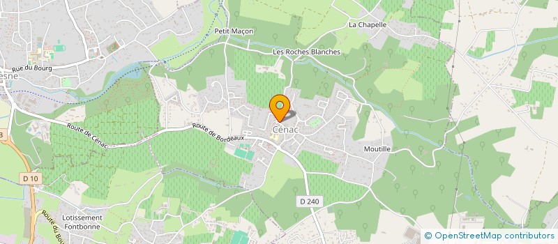 localisation de l'entreprise MONSIEUR YOHAN TOMMY PRUE  CENAC