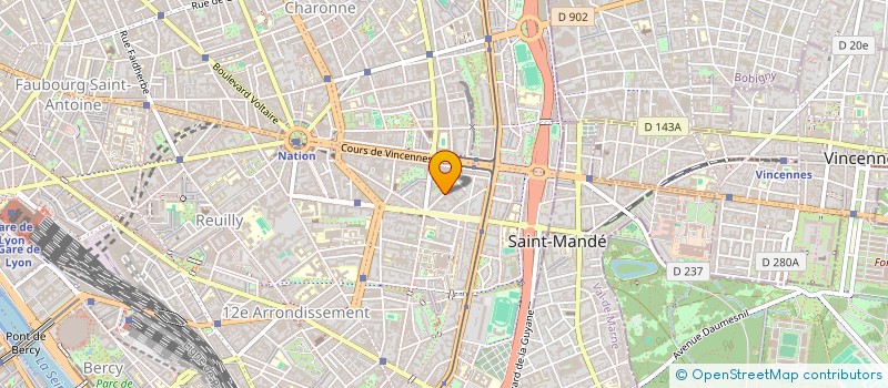 localisation de l'entreprise MONSIEUR YOHAN TOUROUDE  PARIS