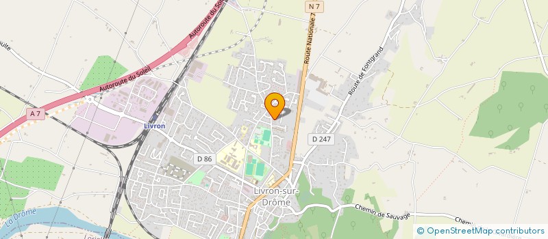 localisation de l'entreprise MONSIEUR YOHAN VAQUEZ  LIVRON-SUR-DROME