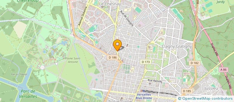 localisation de l'entreprise MONSIEUR YOHAN YOUNESS BENAZZOUZ  LE CHESNAY-ROCQUENCOURT