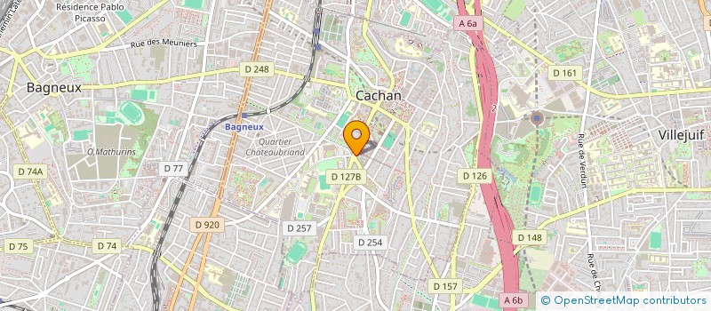 localisation de l'entreprise MONSIEUR YOHANE HOMBERT  CACHAN