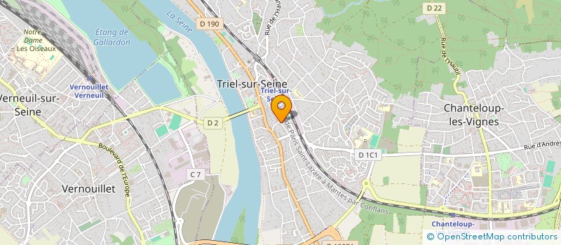 localisation de l'entreprise MONSIEUR YOHANN AFONSO  CHATOU