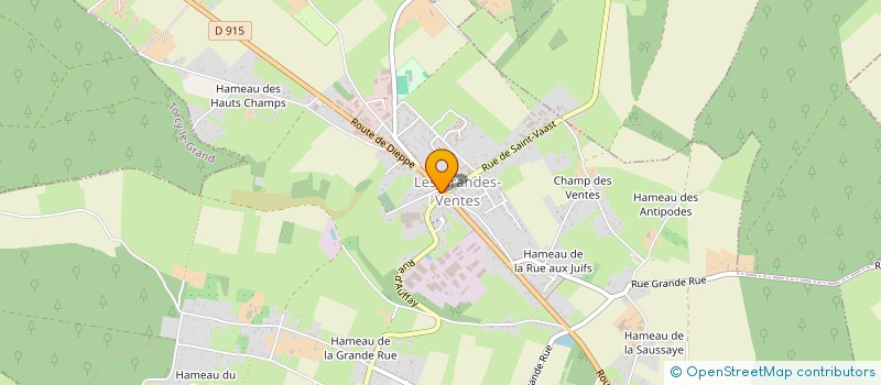 localisation de l'entreprise MONSIEUR YOHANN ANFRAY à LES GRANDES-VENTES