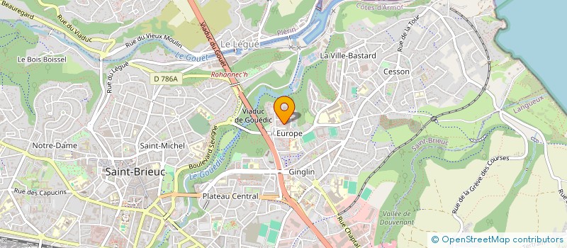 localisation de l'entreprise MONSIEUR YOHANN ARNOULT à SAINT-BRIEUC