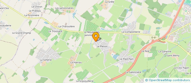 localisation de l'entreprise MONSIEUR YOHANN AUBIN  SAINT-COLOMBAN