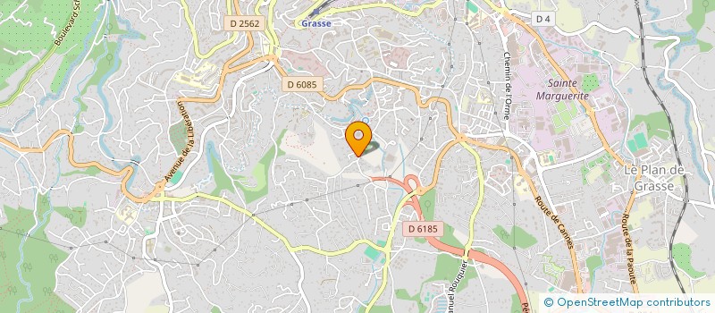 localisation de l'entreprise MONSIEUR YOHANN AUBRY  GRASSE