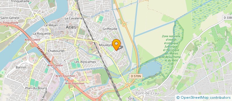 localisation de l'entreprise MONSIEUR YOHANN AUROUX  ARLES