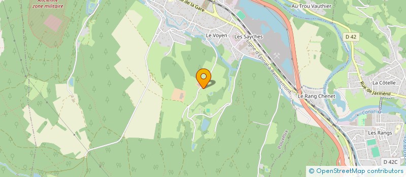 localisation de l'entreprise MONSIEUR YOHANN BARBAUX  POUXEUX